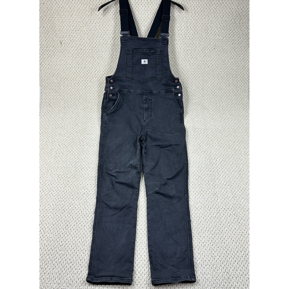 Ripton Overalls Mens S Black Diesel Performance Stretch Denim M-200 DSL Work Bib